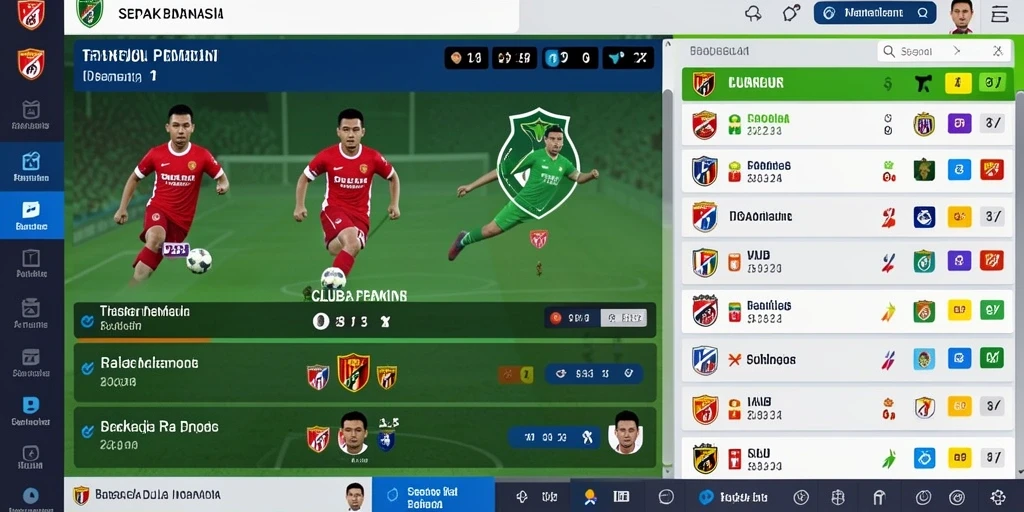 Tampilan antarmuka aplikasi yang modern dan user-friendly.