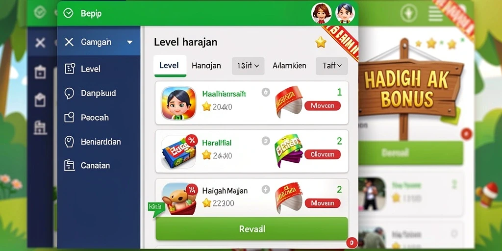 Tampilan antarmuka yang menarik dan user-friendly.