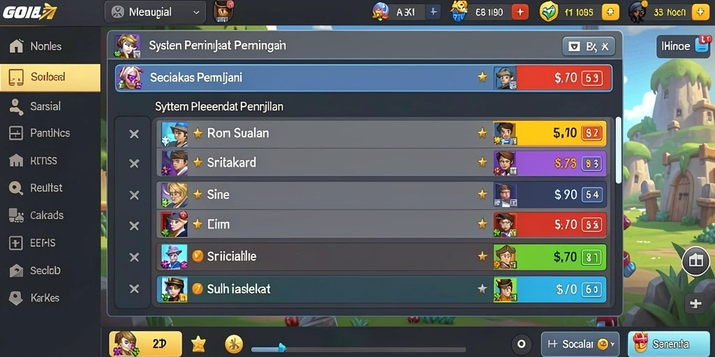 Tampilkan petualangan seru dalam dunia fantasi.