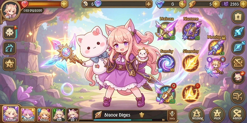 Screenshot permainan slot dengan tema petualangan.