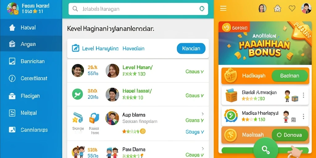 Tampilan antarmuka yang user-friendly.