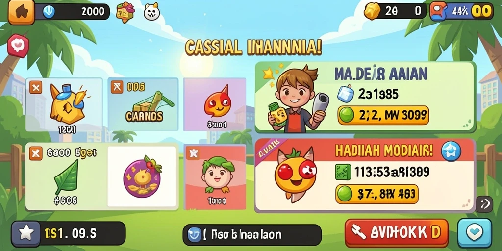 Screenshot 1: Tampilan karakter utama dalam pertempuran.