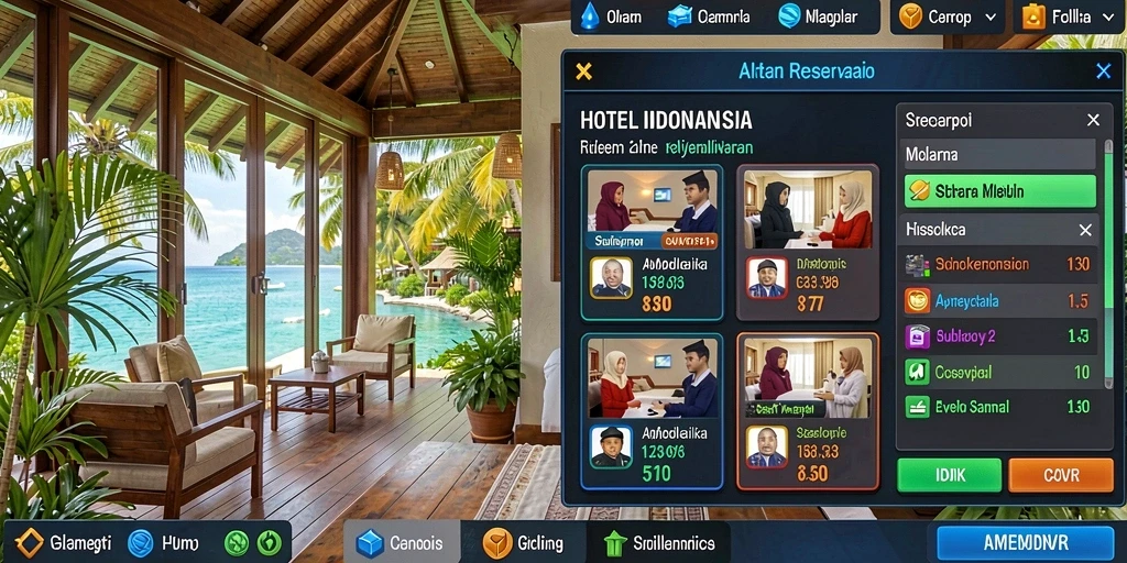 Tampilan antarmuka yang menarik dan user-friendly.