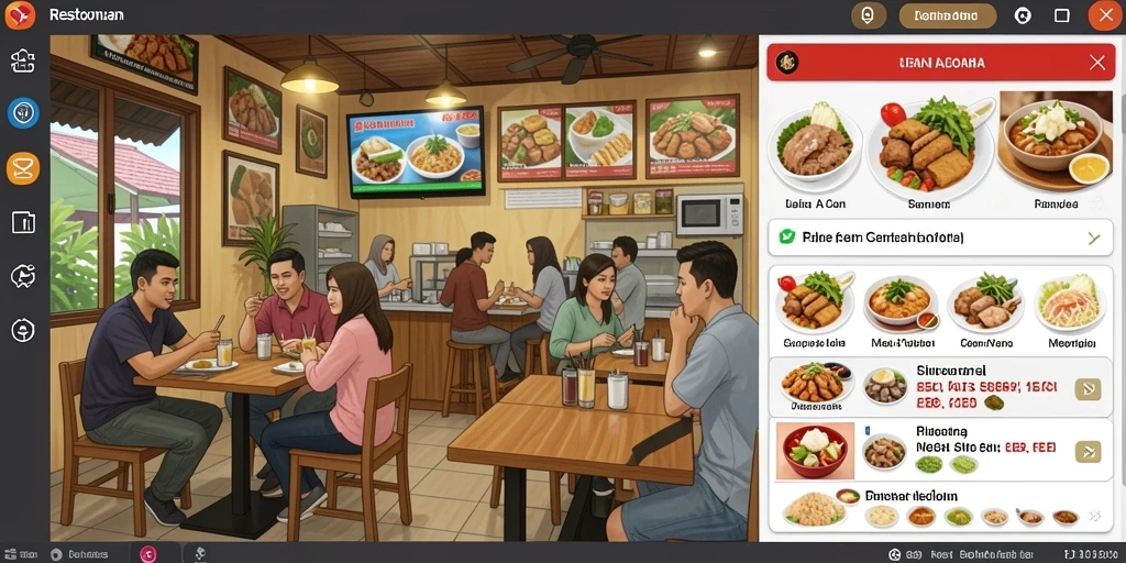 Tampilan antarmuka yang menarik dan modern.